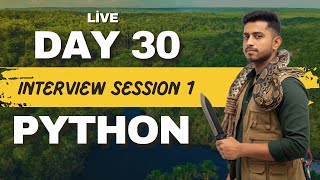 Python Interview Questions | Set 1 | Day 30 | Full Python Course In मराठी