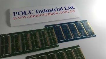 Memory ram module DDR3 long dimm - Manufacturing & design of Pinted Circuit Board
