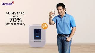 Livpure Zero Water Wastage Water Purifier| Livpure RO Purifier Saves 20,000 liters Water Every year