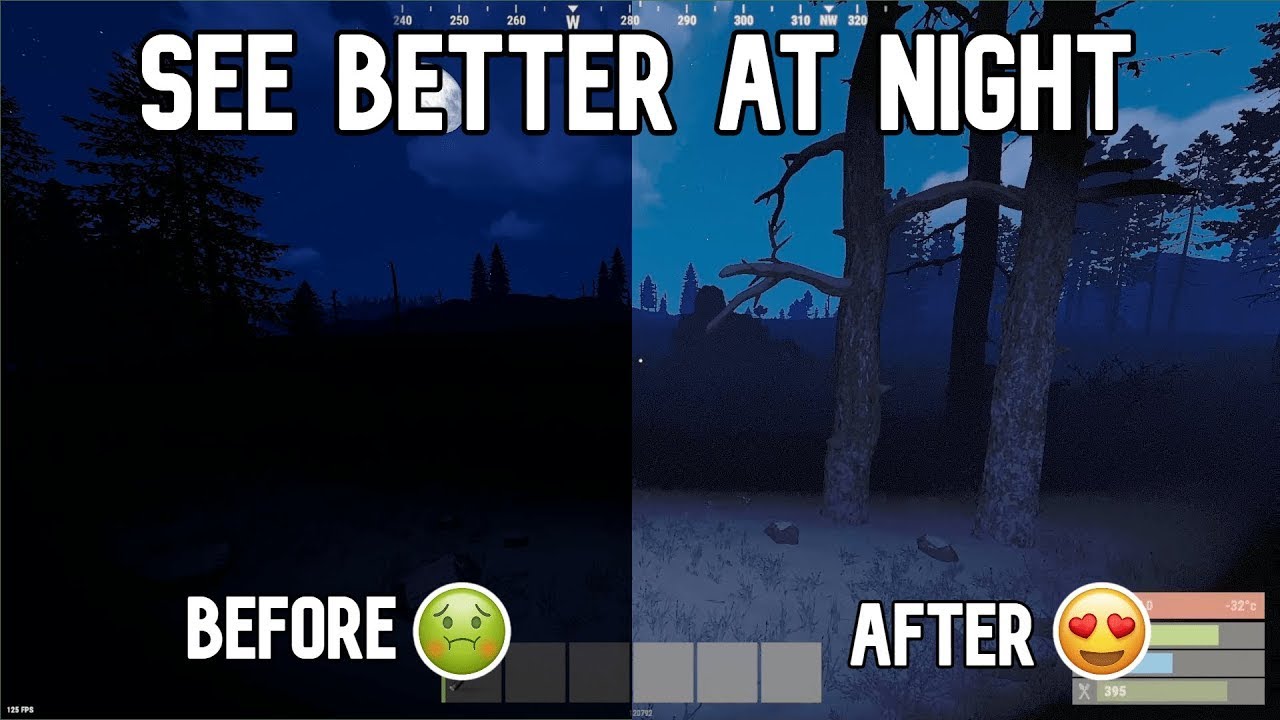 NEW BEST GRAPHICS SETTINGS IN 2025 RUST | GUIDE ON HOW TO SEE AT NIGHT IN RUST! RUST GAMMA! 