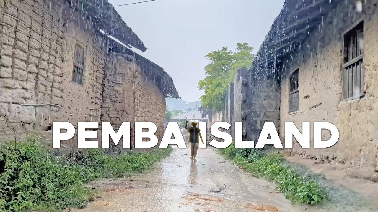 it rained HEAVILY on our BEAUTIFUL African island