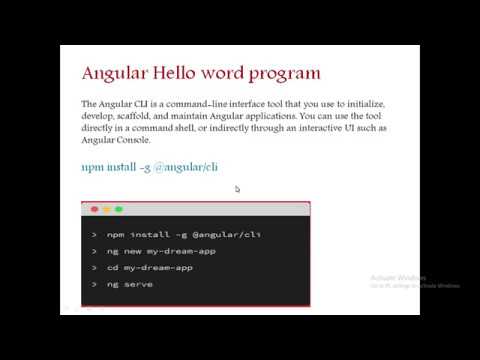 7.Angular Hello word program