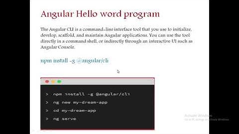 7.Angular Hello word program