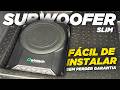 SUBWOOFER SLIM - Melhorando o Grave e COMO INSTALAR sem perder a garantia!