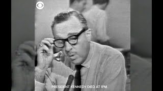 Archive: Walter Cronkite Reports On Death Of JFK