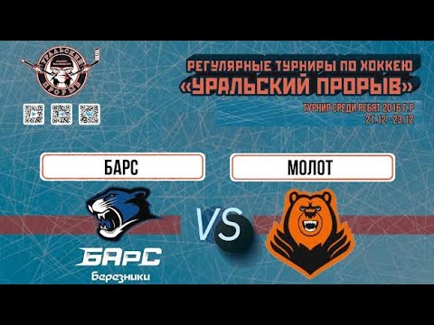 22.12.2023 2016 г.р. Барс Березники  -  Молот Пермь