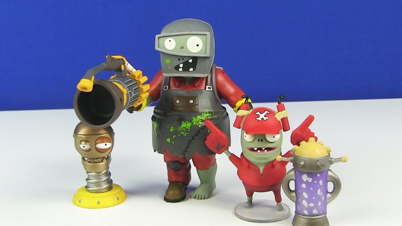 Plants Vs Zombies Garden Warfare Welder Zombie Accesory Zombies Garden Warfare Welder Zombie Accesory Pack Toy Review You