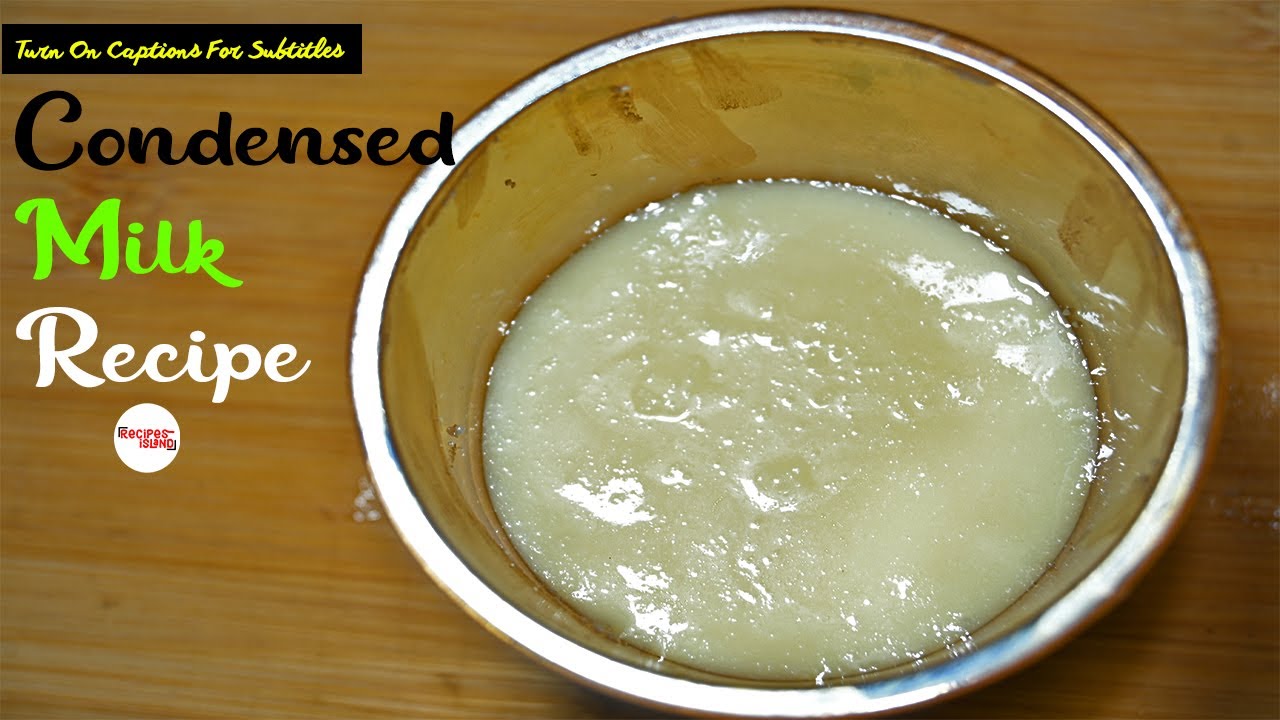 Condensed Milk Recipe for ice Cream by Recipes island YouTube