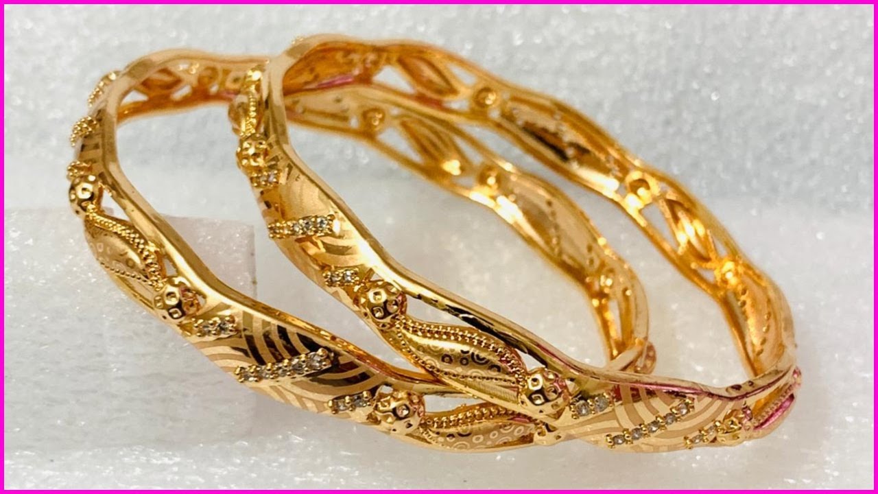 Rose Gold Bangles With Price Buy Online Jewellery YouTube