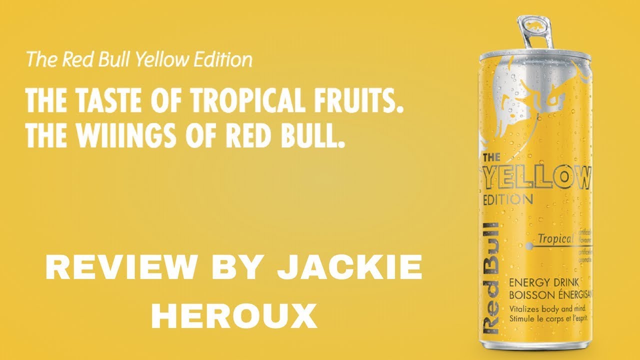 Red Bull Yellow Edition Review YouTube