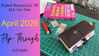 April 2026 Flip-Through | 5.27.26 | Faded Chronicle | Functional Planning | Architect Destiny 
