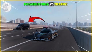 Pagani Zonda Vs Highway Traffic 😱🔥 | Apex Racing screenshot 2