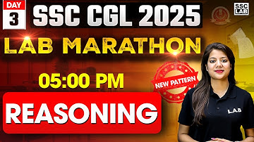 SSC CGL 2025 | SSC CGL Reasoning Marathon Class | Reasoning Most Expected Questions by Swapnil Mam