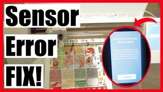 HOW TO FIX: Silhouette Registration Mark Sensor Error! | Silhouette Tutorial