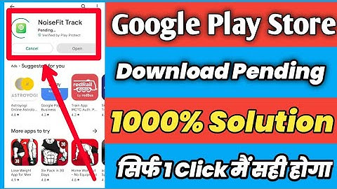 google play store pending problem 1000% Solution |🤩 Playstore Cant Download Apps Pending|2022|