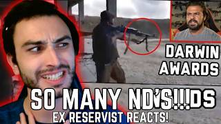 The Worst Internet Gun Fails #9 - EX RESERVIST REACTS! - THE DARWIN AWARDS!