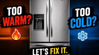 Whirlpool French Door Fridge Cooling Issue SOLVED! | Damper Motor Replacement