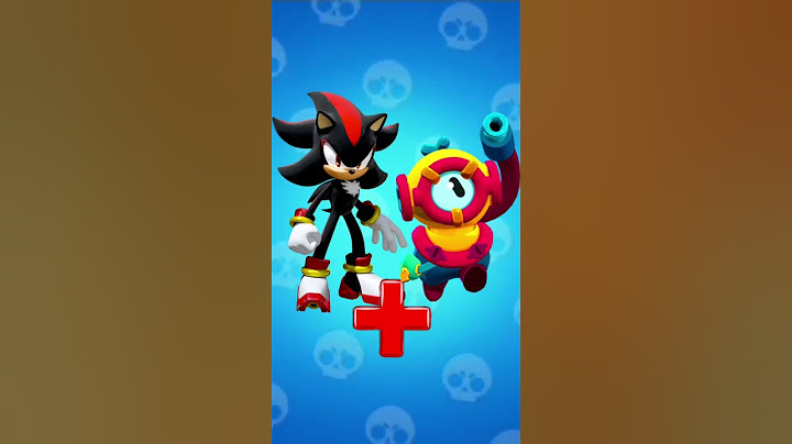 Shadow Sonic + Brawl Stars = New Brawl Stars Skin #brawlstars #sonic