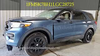 Ford Explorer 2020 - 1FMSK7BH1LGC28725