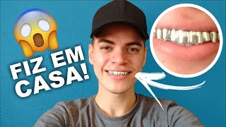 GRILLZ CASEIRO GASTANDO POUCO #2   HOW TO MAKE GRILLZ TUTORIAL