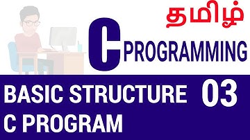 Basic Structure of C Program in Tamil