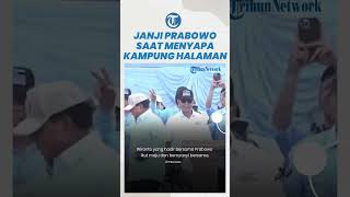 Disambut Ribuan Warga Minahasa, Prabowo Janji akan Buat Sekolah Unggulan di Langowan.
