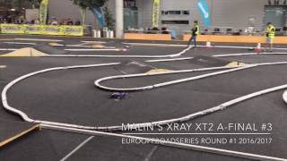 Malin's Xray XT2 in A-final #3 @ EOS round 1 2016/2017