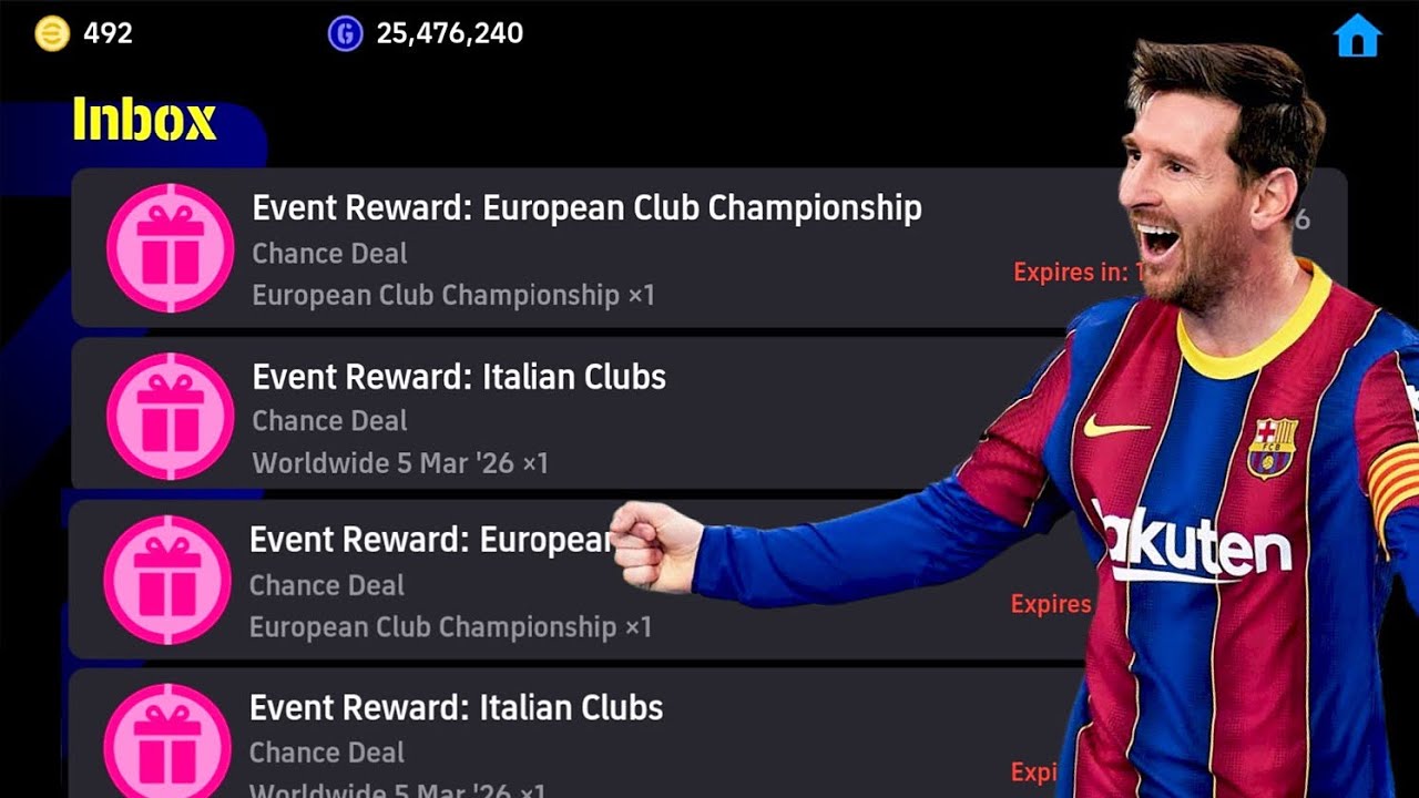 PLAYER REWARD X5! 😱😱 PACK OPENING!! EFOOTBALL 2026 MOBILE