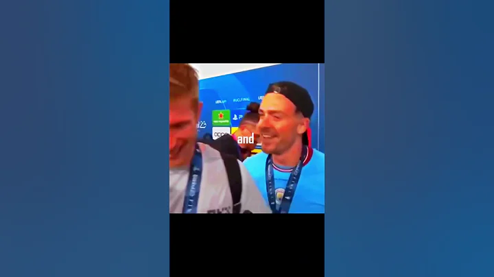 😂Jack Grealish BREAKS De Bruyne Interview while being drunk🍺#shorts #football #soccer