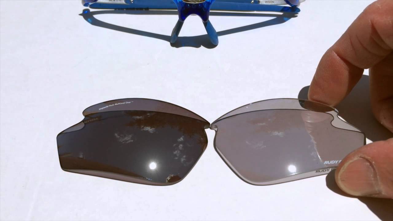How Photochromic Laser Clear Lenses / Rudy Project YouTube