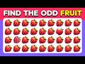 Find the ODD One Out - Fruit Edition ???????????? 30 Easy, Medium, Hard Levels Quiz