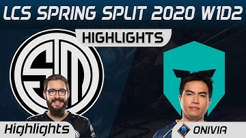 TSM vs IMT Highlights LCS Spring 2020 W1D2 Team Solo Mid vs Immortals LCS Highlights 2020 by Onivia