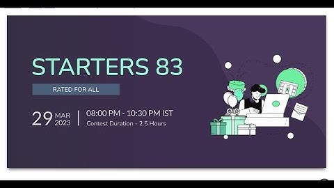 Budget of Technex || STARTERS 83 DIV 4 || Codechef Solution || Subscribe #youtube #codechefsolution