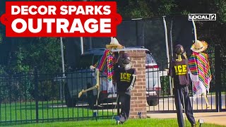 Alabama sheriff faces backlash over controversial Halloween decor at his home