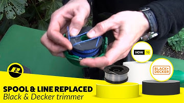 Black And Decker Strimmer Spool & Line Replacement Made SUPER Easy!