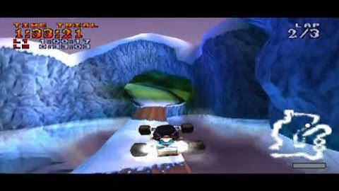 CTR Time Trial: Polar Pass - Beat N. Tropy Ghost