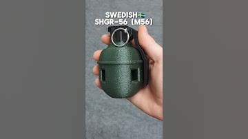 3D-Printed SHGR-56 [🇸🇪Swedish M56] Hand-Grenade (AIRSOFT Cap-Grenade) #airsoft #grenade