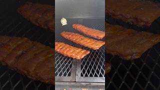 Low and slow smoked pork ribs