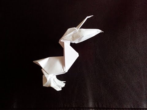 Пеликан модульное оригами