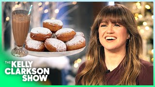 Kelly Clarkson Tries Traditional Hanukkah Recipes With Shannon Sarna