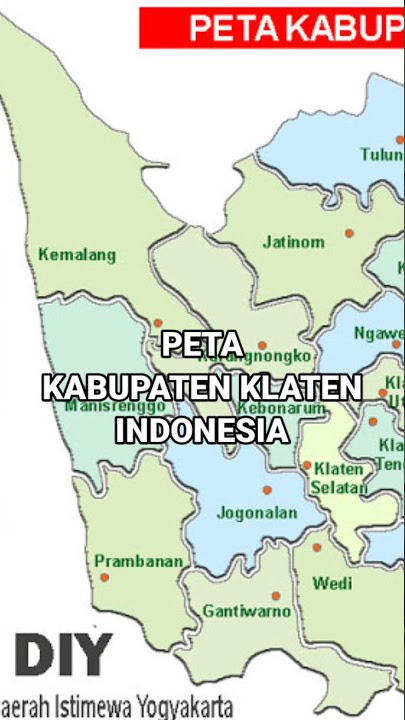 Peta Kabupaten Klaten | Aku Peta