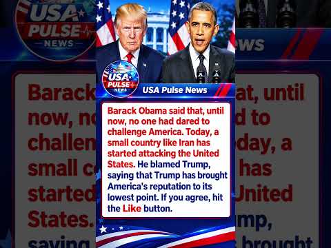 BREAKING: Obama Speaks Out as Iran Challenges America 🇺🇸🇮🇷