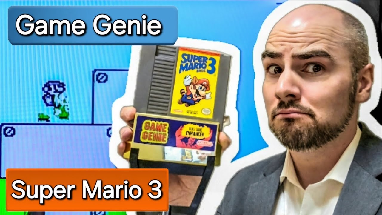 CORRUPTING Super Mario Brothers 3 with Game Genie YouTube