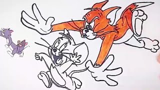 Tom ve Jerry Boyama Sayfası|Çocuklar İçin Boyama Videoları|Boyama Oyunları|Tom And JerryColoringPage screenshot 2