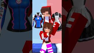 Home or School Outfit 😏😚 - MAIZEN Minecraft Animation #shorts #minecraftanimation #maizen
