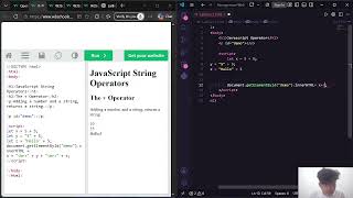 Belajar JavaScript (Operators & If Condition) - La Ode Muhammad Faathir Asshadiq(E1E125050)
