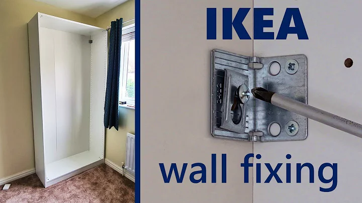 How to attach Ikea wardrobe to the wall