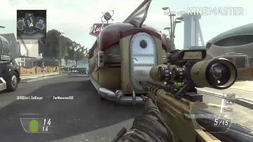 Black ops 2 Nuketown 1v1 quick scope RAGE with (vZxph)