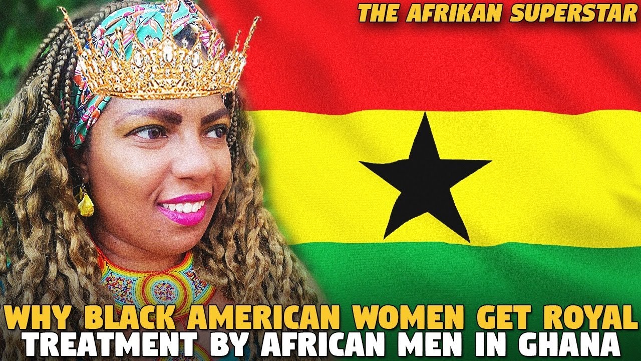 Почему чернокожие американки получают королевское отношение от африканских мужчин в Гане (@JeenaE...