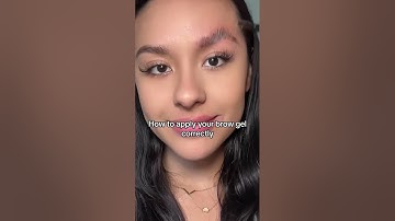 How to apply brow gel! #browgel #browtutorial #IPSY